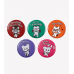 Animal Friends Pin Button - Circus Edition
